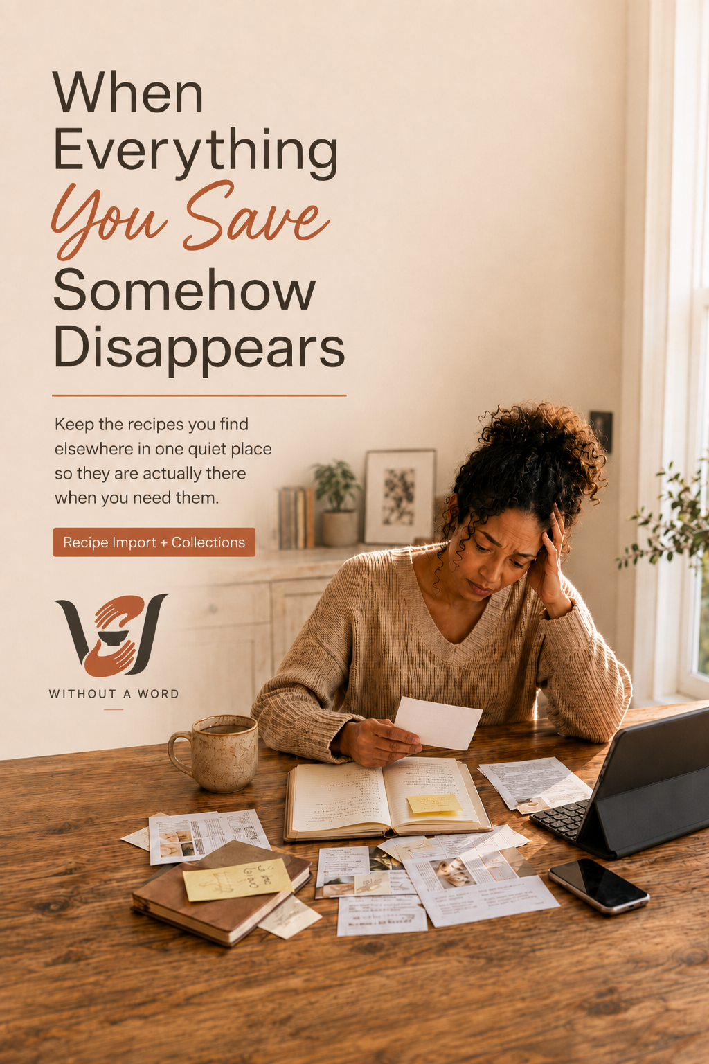 When everything you save somehow disappears